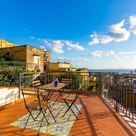 Villa Paola - Hidden Panoramic Garden And Terraces By Napoliapartments エクステリア 写真