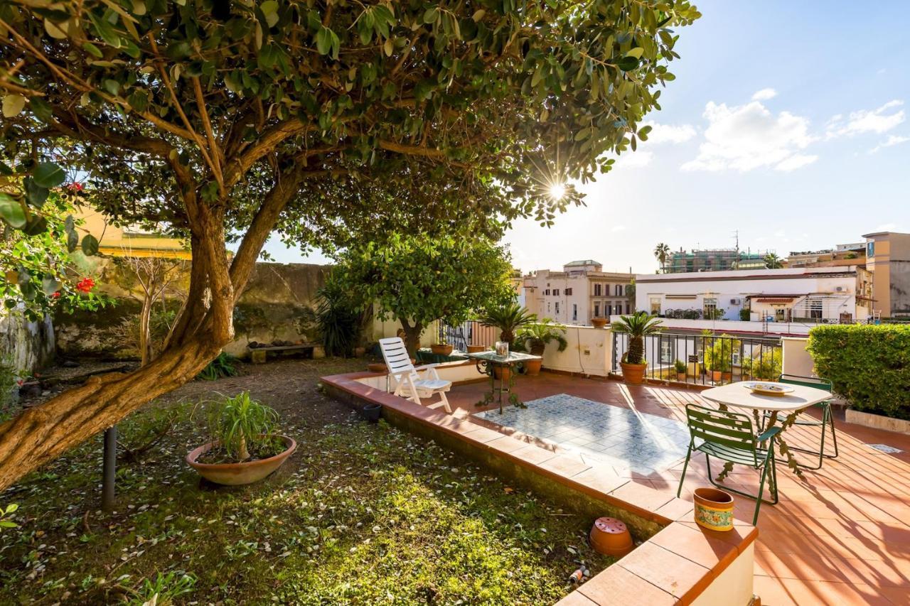 Villa Paola - Hidden Panoramic Garden And Terraces By Napoliapartments エクステリア 写真