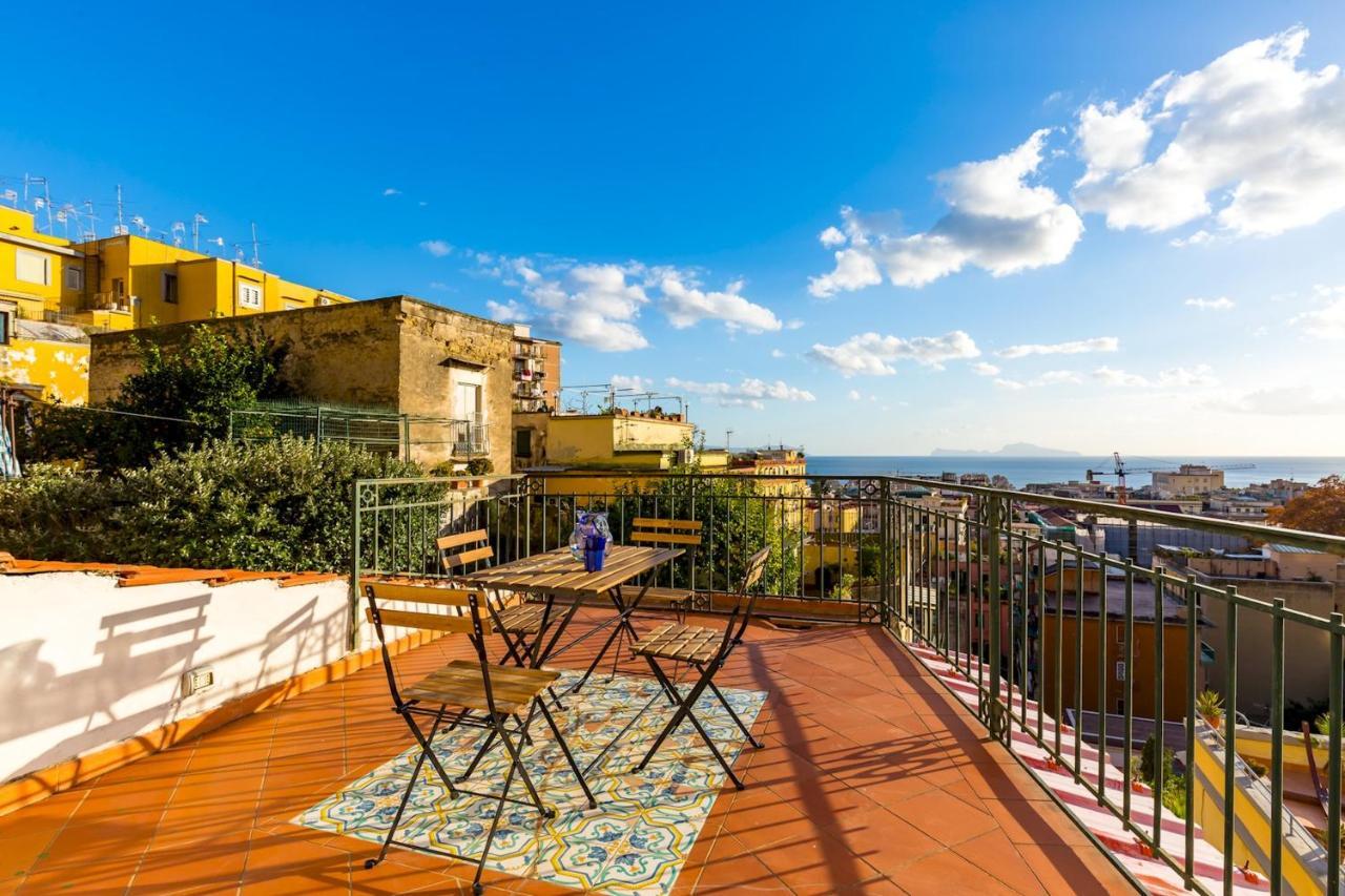 Villa Paola - Hidden Panoramic Garden And Terraces By Napoliapartments エクステリア 写真
