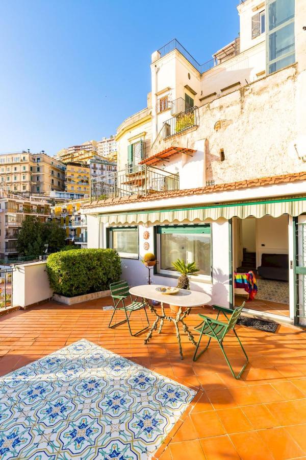Villa Paola - Hidden Panoramic Garden And Terraces By Napoliapartments エクステリア 写真