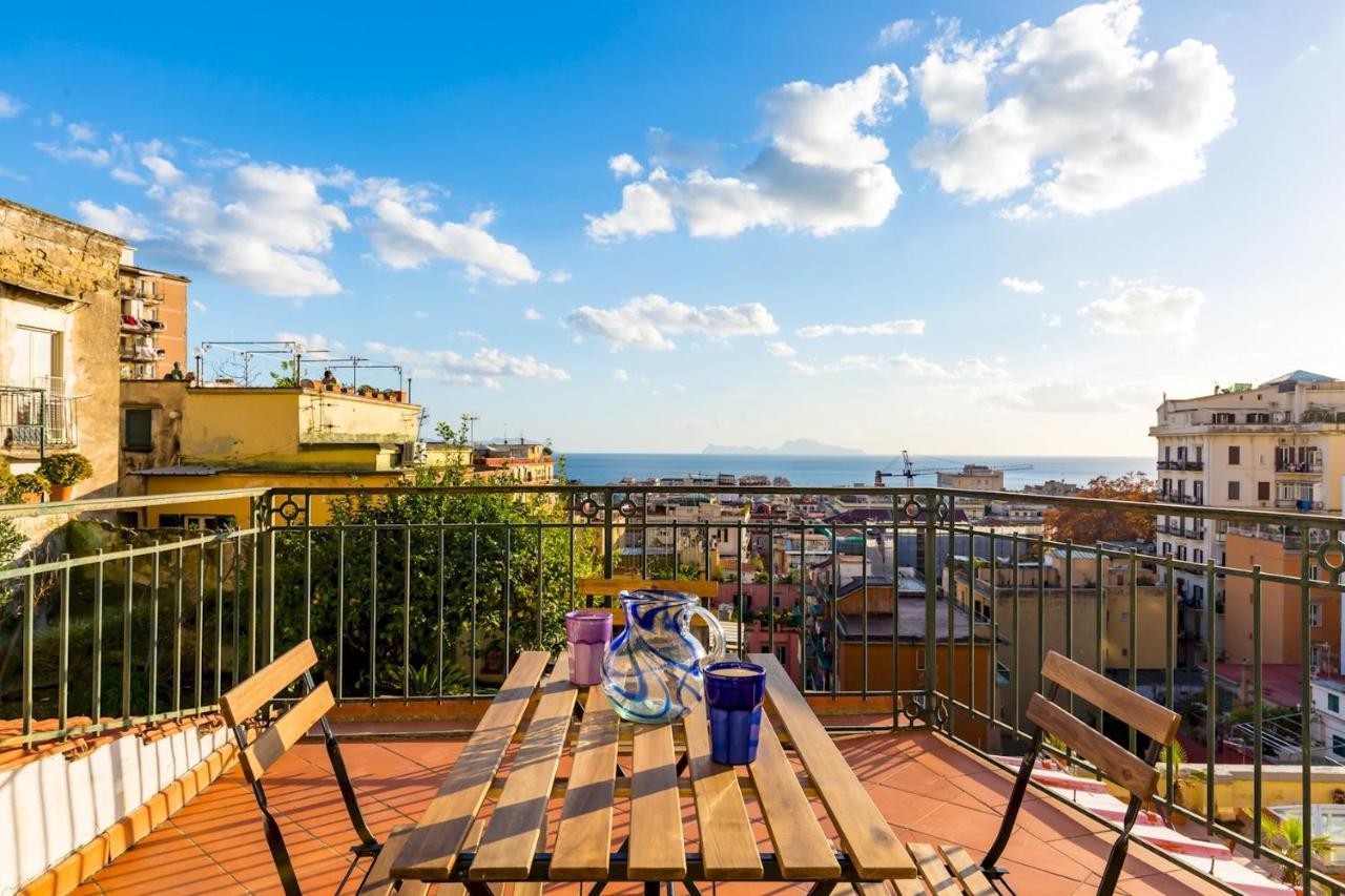 Villa Paola - Hidden Panoramic Garden And Terraces By Napoliapartments エクステリア 写真